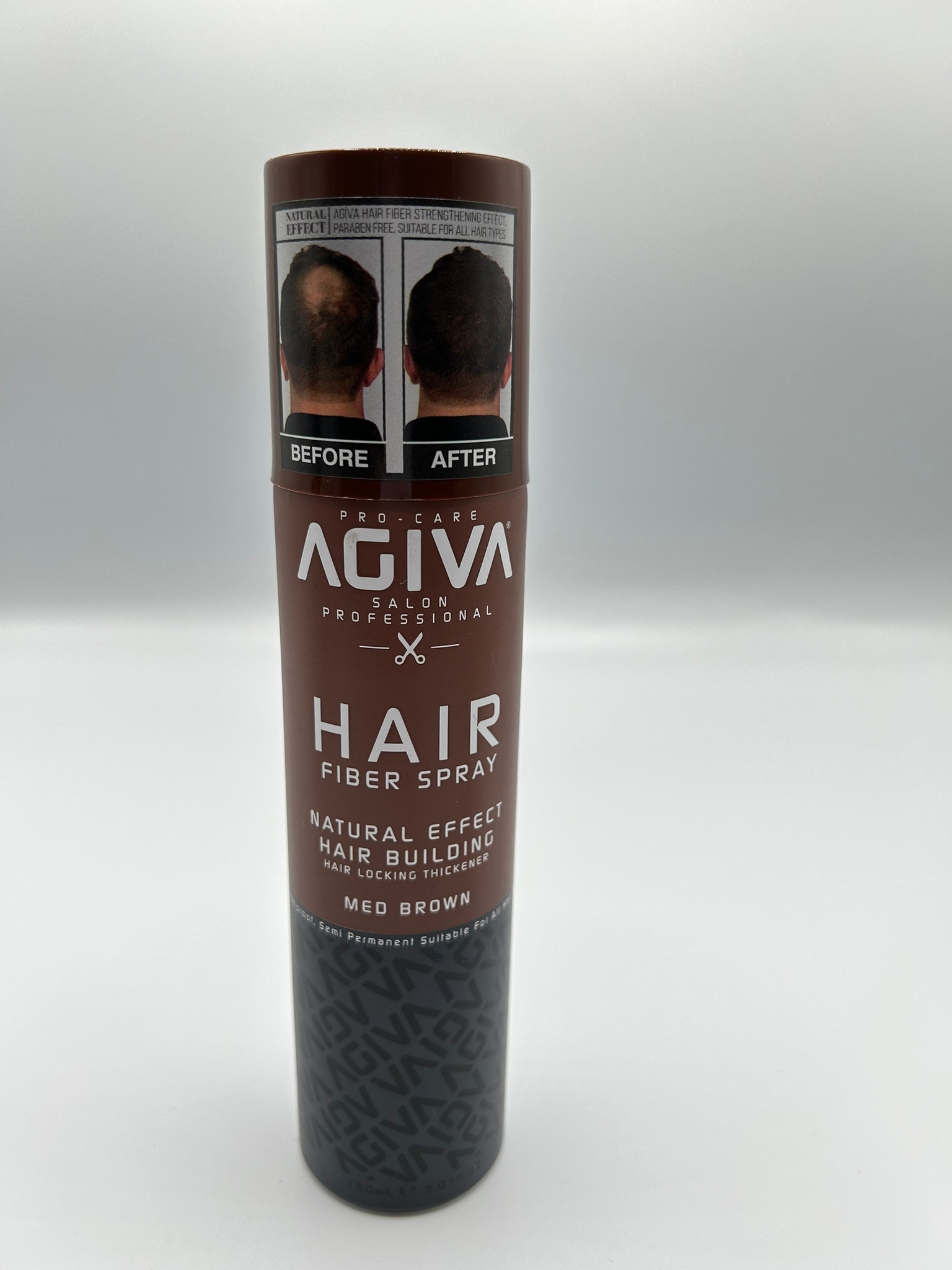 AGIVA HAIR FIBER SPRAY MEDIUM BROWN 150ML