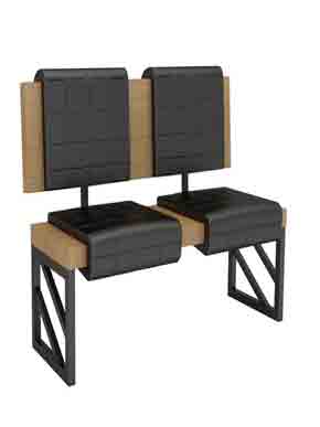 BRB-028	DOUBLE WAITING CHAIR